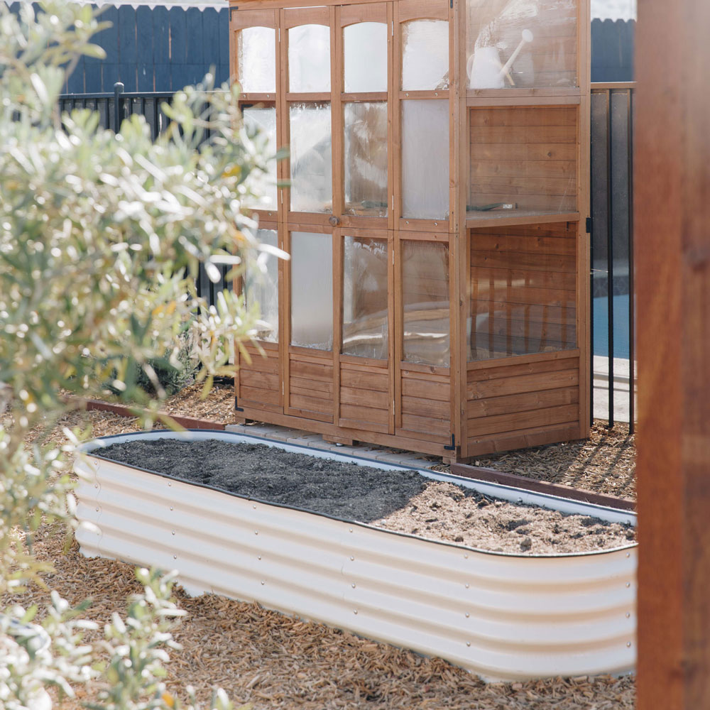 composting-garden garden raised bed and greenhouse